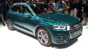 The production Audi Q5 was first shown off at the 2016 Paris Motor Show