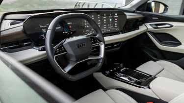 Audi Q6 e-tron steering wheel