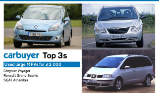 Top 3 used MPVs for £3,000 or less