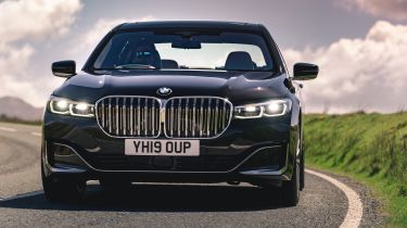 BMW 7 Series saloon - front on dynamic 