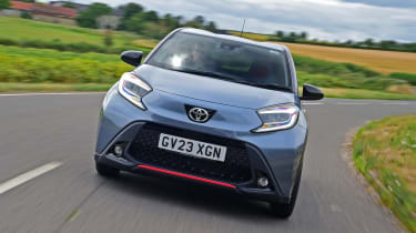 Toyota Aygo X front tracking