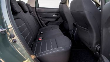 Dacia Duster SUV rear seats