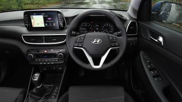 2018 Hyundai Tucson SUV - interior dash view