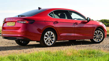 Skoda Superb rear quarter static