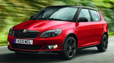 Skoda Fabia Monte Carlo Tech 2013 front quarter