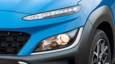 Hyundai Kona SUV headlights