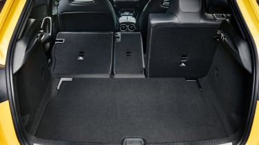 Mercedes A-Class hatchback boot seats folded