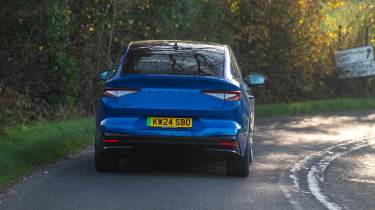 Skoda Enyaq Coupe rear tracking