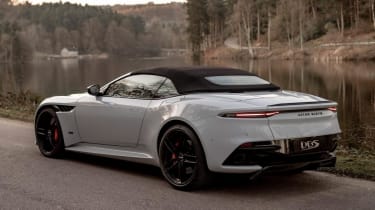 Aston Martin DBS Superleggera Volante - rear roof up