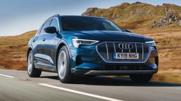 Audi e-tron - front 3/4 dynamic view