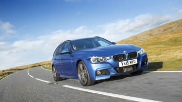 The 3 Series Touring costs £140 in annual road tax, so long as it costs under £40,000