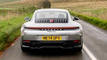 Porsche 911 UK rear driving