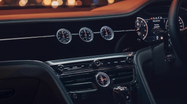 Bentley Continental Flying Spur saloon analogue gauges