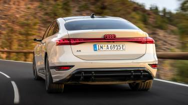 Audi A6 e-tron rear handling