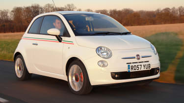 2008 Fiat 500 driving