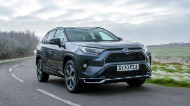 Toyota RAV4 PHEV front 3/4 tracking