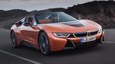 The BMW i8 Roadster (and updated coupe) get a upgraded batteries and a greater EV range