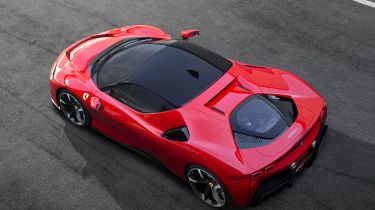 Ferrari SF90 Stradale - top view