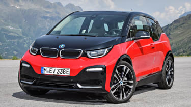 The BMW i3 is available as an all-electric or plug-in hybrid range extender model