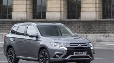 The Mitsubishi Outlander PHEV is a plug-in hybrid, offering an all-electric range of 32 miles