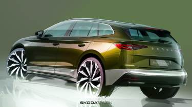 2025 Skoda Enyaq sketch