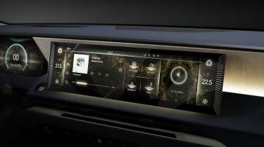 DS No8 infotainment scree