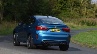 The X6 M shares its engine with the BMW X5 M, but with a coupe-like roofline