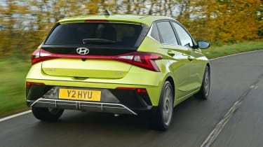 Hyundai i20 facelift rear dynamic