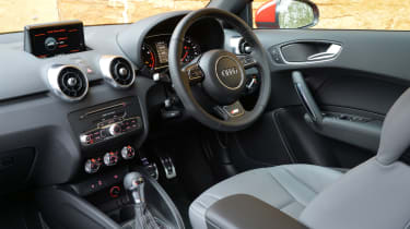 The A1 has the sort of interior usually associated with larger and more expensive cars