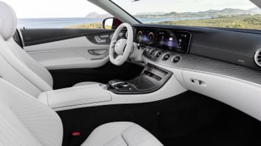 Mercedes E-Class Convertible interior - side view