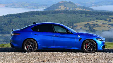 Alfa Romeo Giulia Quadrifoglio side static