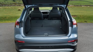 Audi Q4 e-tron SUV boot seats folded
