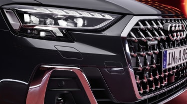 New Audi A8 front end detail