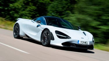 McLaren 720S coupe - front driving view