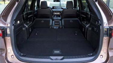 Mazda CX-80 boot seats folded down