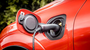Volvo XC60 Recharge hybrid charging flap