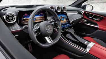 2022 Mercedes GLC steering wheel