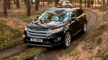 The Edge&#039;s rivals include the Kia Sorento, Hyundai Santa Fe and Honda CR-V, as well as stiff competition from the Land Rover.