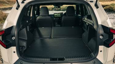 Dacia Duster UK boot seats folded