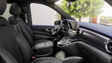 Mercedes EQV - interior side view