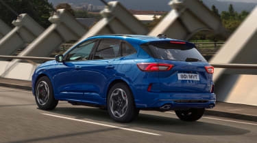 Facelifted Ford Kuga rear tracking