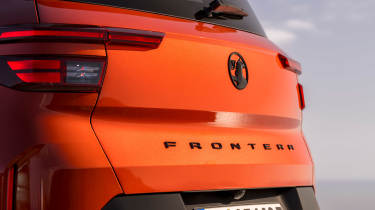 Vauxhall Frontera boot badge