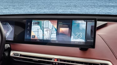 BMW iDrive 8 touchscreen