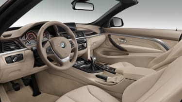 BMW 4 Series convertible interior