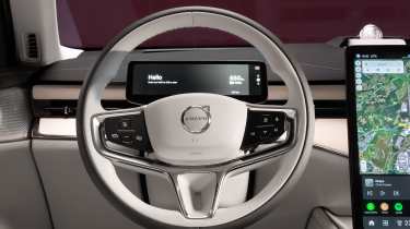 Volvo ES90 steering wheel