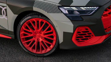 Audi S3 prototype front wheel