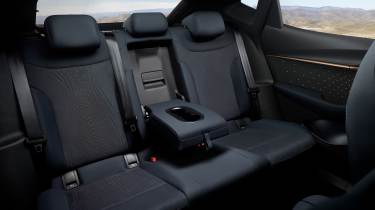 Cupra Tavascan rear seats centre console
