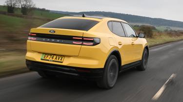 Ford Capri rear quarter driving