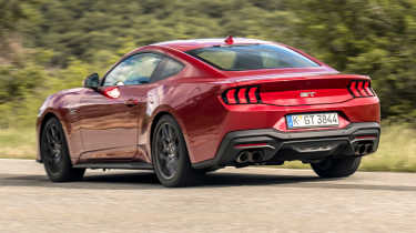 Ford Mustang rear cornering