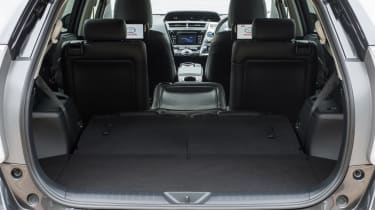 Toyota Prius+ MPV boot seats folded